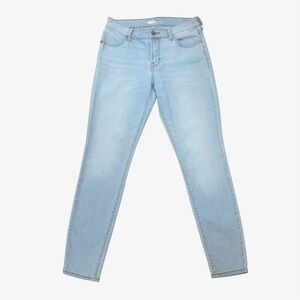 Old Navy Mid-Rise Super Skinny Jeans-Light Wash, Size 4